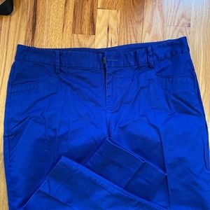 Gap royal blue Khaki pants size 6